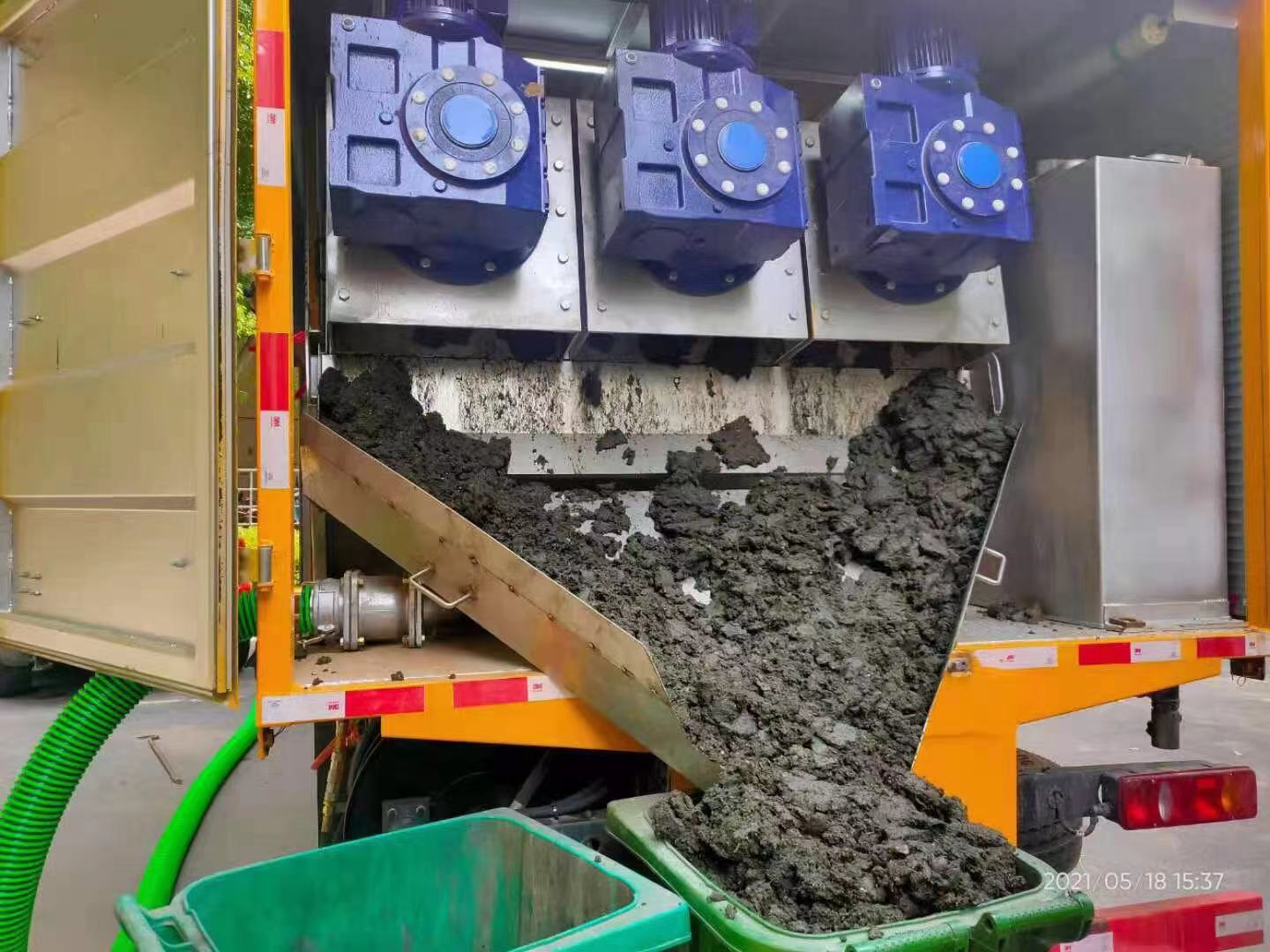 南坤镇化粪池清掏城市维护站-泥浆净化干湿分离处理